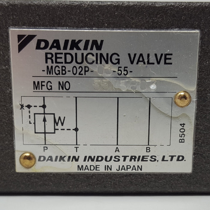 MGB-02P-03-55-T Daikin Reducing Valve