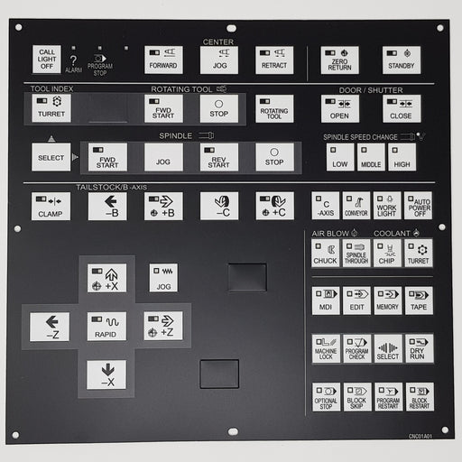 CNC01A01 Hitachi Seiki Main Control Board Membrane Keysheet
