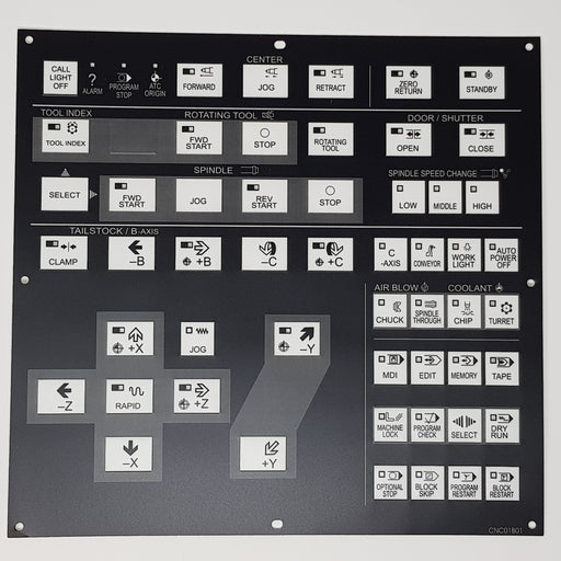 CNC01B01 Hitachi Seiki Main Control Board Membrane Keysheet