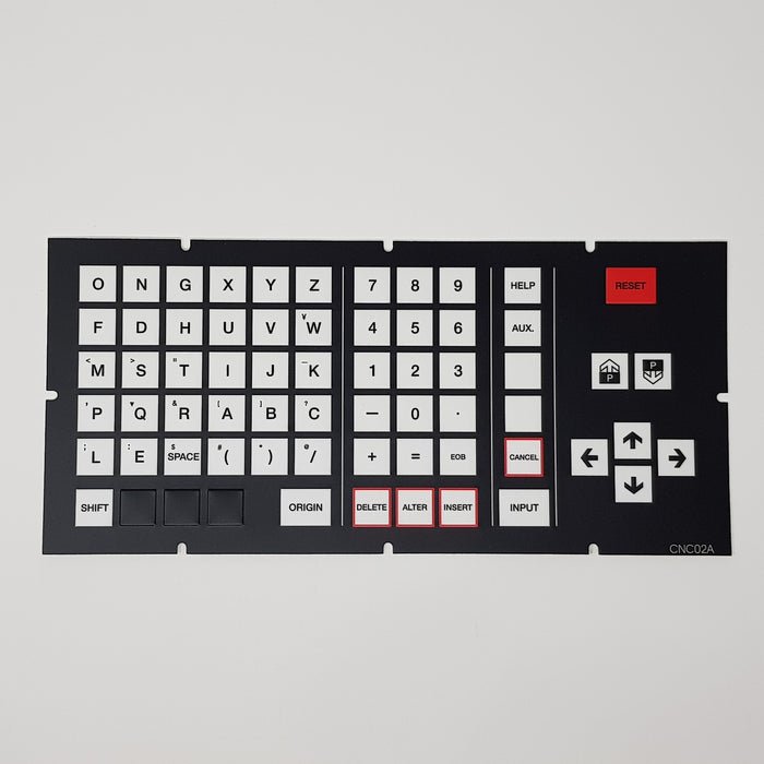 CNC02A Hitachi Seiki Alpha Numeric Membrane Keysheet