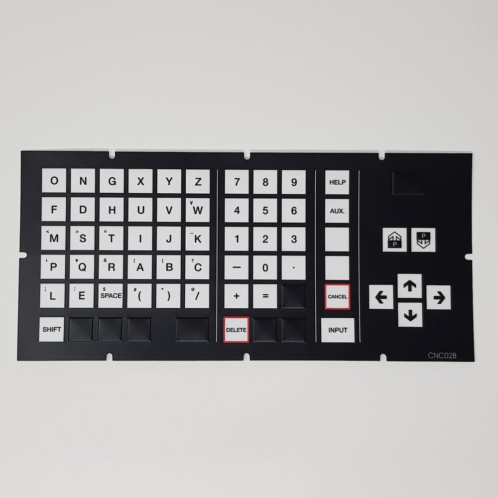CNC02B Hitachi Seiki Alpha Numeric Membrane Keysheet