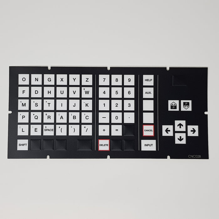CNC02B Hitachi Seiki Alpha Numeric Membrane Keysheet