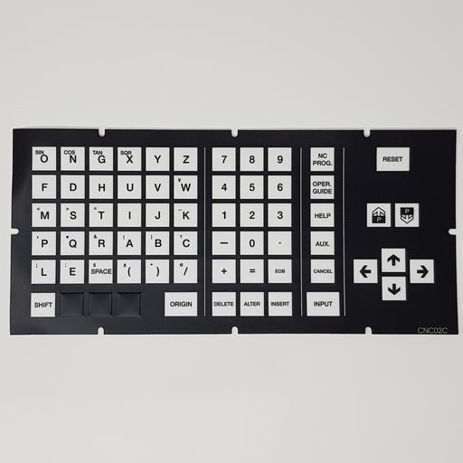CNC02C Hitachi Seiki Alpha Numeric Membrane Keysheet