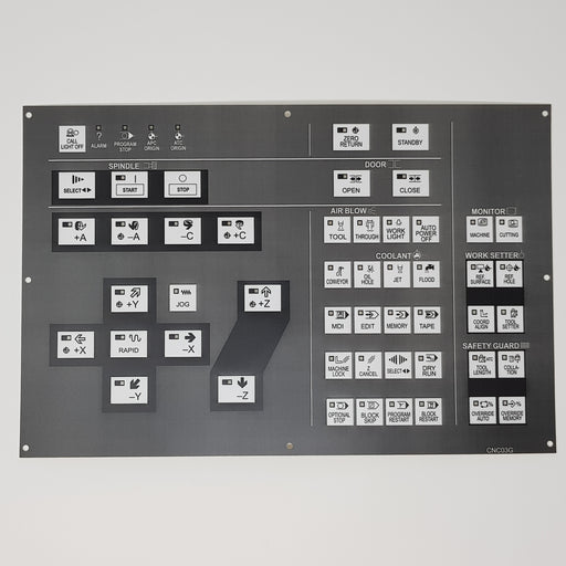 CNC03G Hitachi Seiki Main Control Board Membrane Keysheet