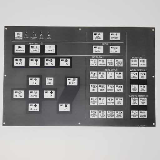 CNC03H Hitachi Seiki Main Control Board Membrane Keysheet