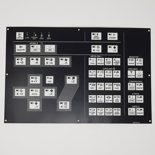CNC03J01 Hitachi Seiki Main Control Board Membrane Keysheet