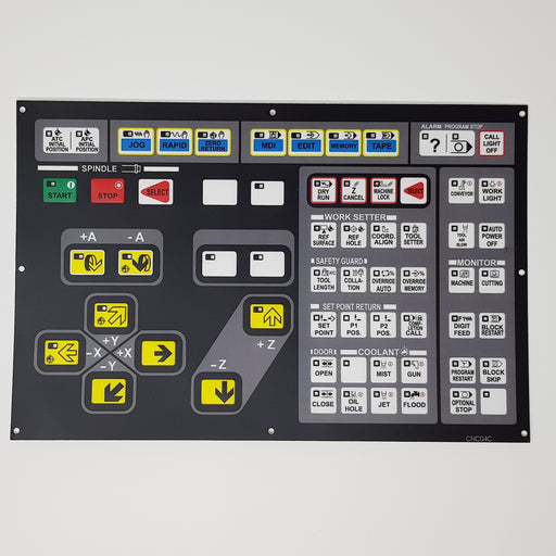 CNC04C Hitachi Seiki Main Control Board Membrane Keysheet