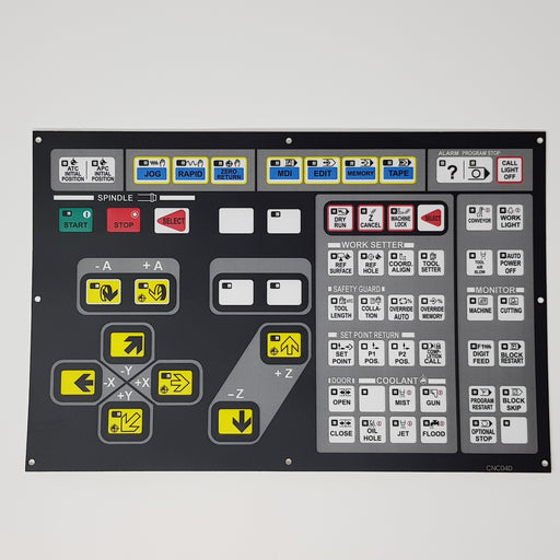 CNC04D Hitachi Seiki Main Control Board Membrane Keysheet