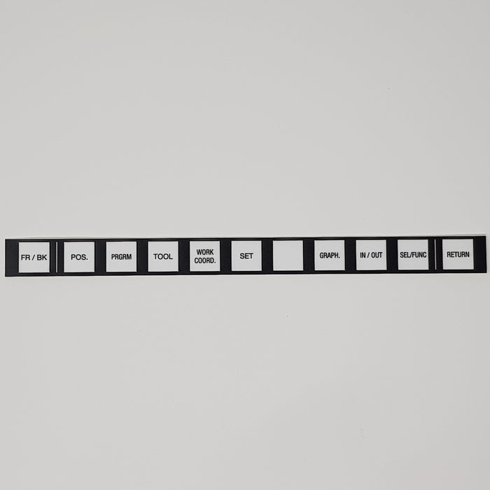 CNC06A Hitachi Seiki Function Membrane Keysheet