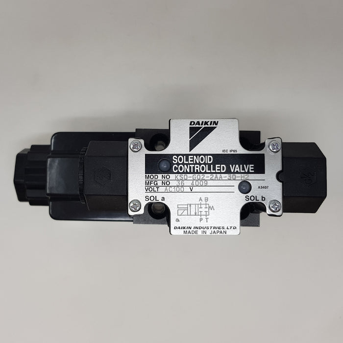 KSO-G02-2AA-30-H2 Daikin Solenoid Valve