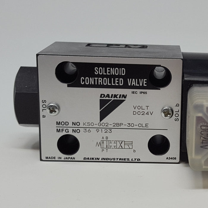KSO-G02-2BP-30-CLE Daikin Solenoid Valve