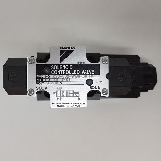KSO-G02-81BA-30-H4 Daikin Solenoid Valve