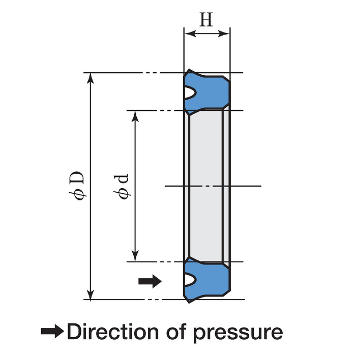 SKY-170X185X9 Sakagami Seal